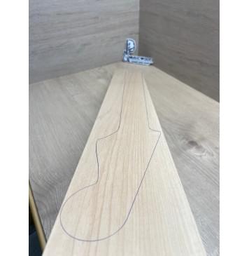 Клён Белый заготовка грифа для электрогитары Смешанный ААА 24х98х769 мм-11