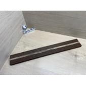 Венге/Корина Чёрная заготовка для переклеенного грифа электрогитары Радиал АА 20х(32-12-32)х617 мм - из 3х частей