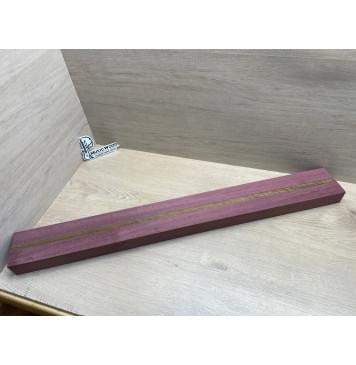 Амарант/Овенгкол заготовка для переклеенного грифа бас-гитары Радиал А 48х(43-13-43)х925 мм - из 3 частей (Уценка-сучки)-8