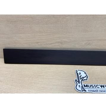 Граб Black заготовка накладки для бас-гитары Смешанный АА 8.5х69-52х732 мм-3
