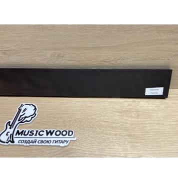 Граб Black заготовка накладки для электрогитары Смешанный АА 8х62-59х555 мм-5