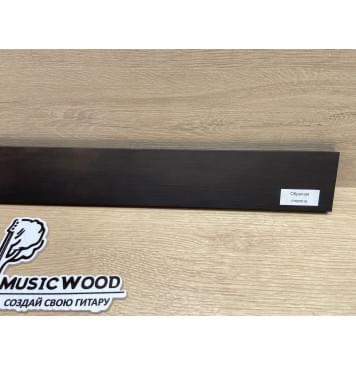 Граб Black заготовка накладки для электрогитары Смешанный АА 8х60-57х555 мм-6