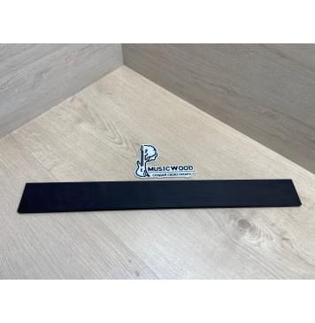 Граб Black заготовка накладки для электрогитары Смешанный АА 8,5х61-58х555 мм-0