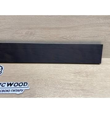 Граб Black заготовка накладки для электрогитары Смешанный АА 8,5х61-58х555 мм-3