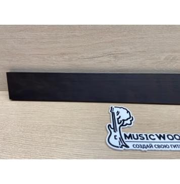 Граб Black заготовка накладки для электрогитары Смешанный АА 8,5х61-58х555 мм-4
