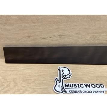 Граб Black заготовка накладки для электрогитары Смешанный АА 8,5х61-58х555 мм-7