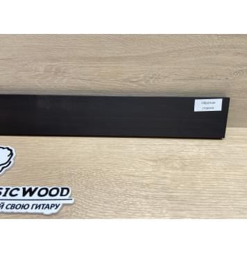 Граб Black заготовка накладки для электрогитары Смешанный ААА 8,5х57-53х550 мм-6