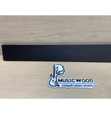 Граб Black заготовка накладки для электрогитары Смешанный АА 8,5х62-58х560 мм-4