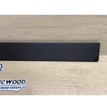 Граб Black заготовка накладки для электрогитары Смешанный АА 8,5х60-53х548 мм-3