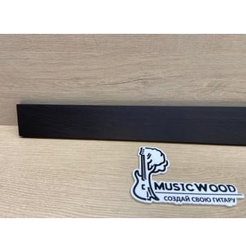 Граб Black заготовка накладки для электрогитары Смешанный АА 8,5х60-53х548 мм-4