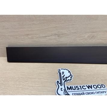 Граб Black заготовка накладки для электрогитары Смешанный АА 8,5х60-53х548 мм-7