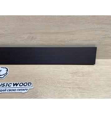Граб Black заготовка накладки для электрогитары Смешанный АА 8,5х61-53х547 мм-3