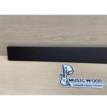 Граб Black заготовка накладки для электрогитары Смешанный АА 8,5х61-53х547 мм-4
