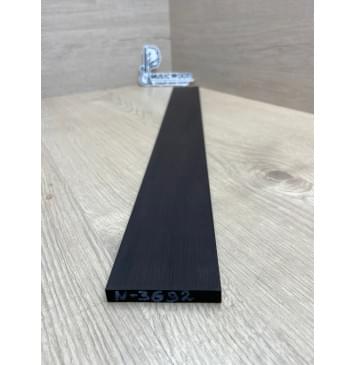 Граб Black заготовка накладки для электрогитары Смешанный ААА 8,5х62-58х563 мм-1