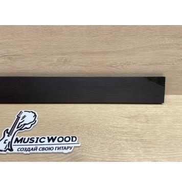 Граб Black заготовка накладки для электрогитары Смешанный ААА 8,5х57-53х550 мм-2