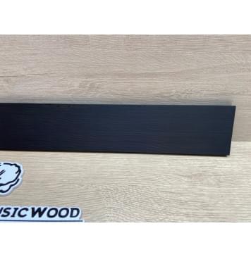 Граб Black заготовка накладки для электрогитары Смешанный АА 8,5х69-60х489 мм-3