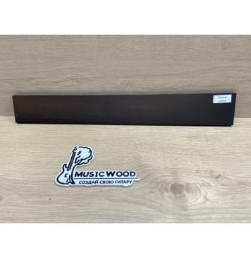 Граб Black заготовка накладки для электрогитары Смешанный АА 8,5х69-60х489 мм-5