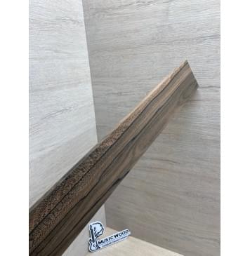 Зирикот заготовка накладки для электрогитары Смешанный АА 10х81-65х578 мм-4