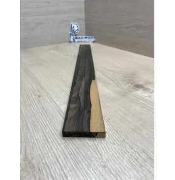 Зирикот заготовка накладки для электрогитары Радиал ААА 10х58-49х537 мм-1