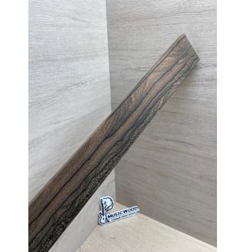 Зирикот заготовка накладки для электрогитары Радиал ААА 10х66-60х565 мм-3