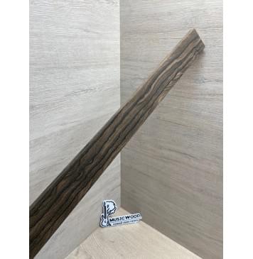 Зирикот заготовка накладки для электрогитары Радиал ААААА 10х57-43х554 мм-3