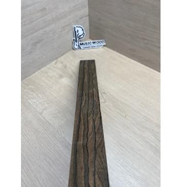 Зирикот заготовка накладки для электрогитары Радиал ААААА 10х57-43х554 мм-9