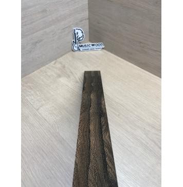 Зирикот заготовка накладки для электрогитары Радиал ААА 10х57-47х530 мм-9