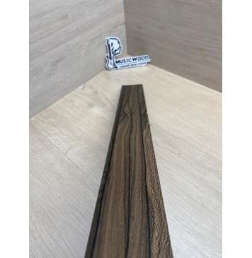 Зирикот заготовка накладки для электрогитары Радиал ААААА 10х69-57х555 мм-6