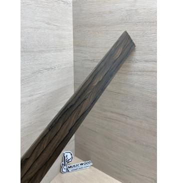 Зирикот заготовка накладки для электрогитары Радиал ААА 7,5(6,5)х67-52х555 мм-3