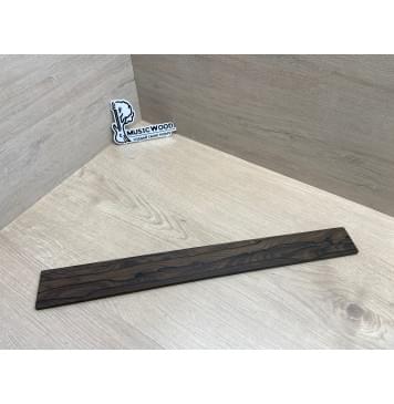 Зирикот заготовка накладки для электрогитары Радиал ААА 8,5(7,5)х56-48х485 мм-0