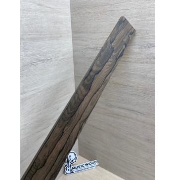 Зирикот заготовка накладки для электрогитары Радиал ААА 8,5(7,5)х56-48х485 мм-3