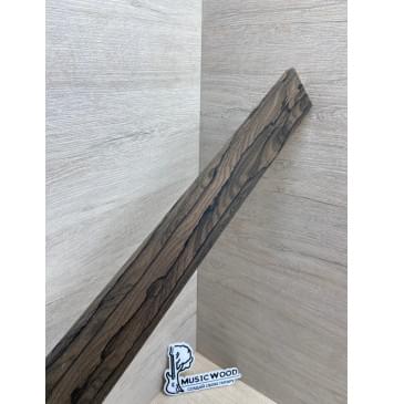 Зирикот заготовка накладки для электрогитары Радиал ААА 8,5(7,5)х56-48х485 мм-4