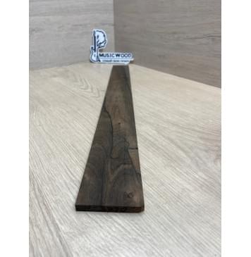 Зирикот заготовка накладки для электрогитары Смешанный А 7,5(6,5)х55-45х480 мм (уценка - сучки)-1