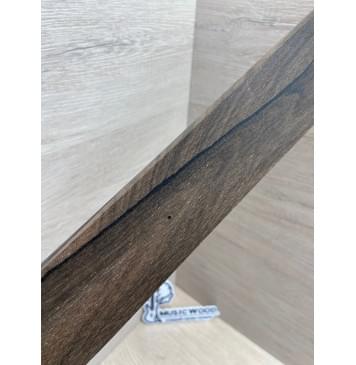 Зирикот заготовка накладки для электрогитары Смешанный А 7,5(6,5)х55-45х480 мм (уценка - сучки)-4