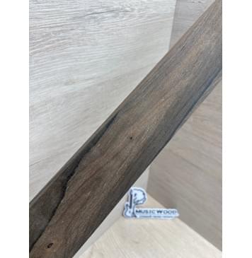 Зирикот заготовка накладки для электрогитары Смешанный А 7,5(6,5)х55-45х480 мм (уценка - сучки)-6