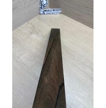 Зирикот заготовка накладки для электрогитары Смешанный А 7,5(6,5)х55-45х480 мм (уценка - сучки)-8