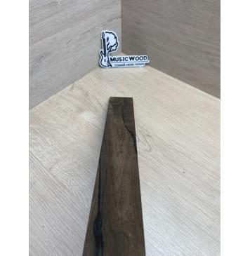 Зирикот заготовка накладки для электрогитары Смешанный А 7,5(6,5)х55-45х480 мм (уценка - сучки)-12