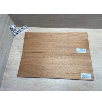 Махагон Кая заготовка на топ Смешанный ААА 9х188х520 мм - 2 шт. (книжкой)-1