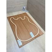 Махагон Кая заготовка на топ Смешанный ААА 9х188х520 мм - 2 шт. (книжкой)