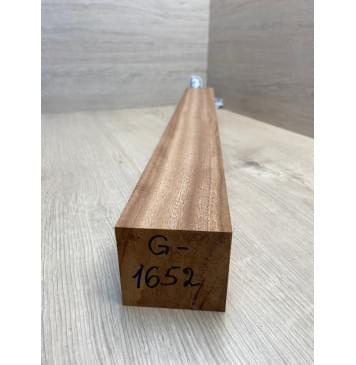 Сапели заготовка грифа электрогитары Радиал АА 67х76х724 мм, 632 кг/м3-3