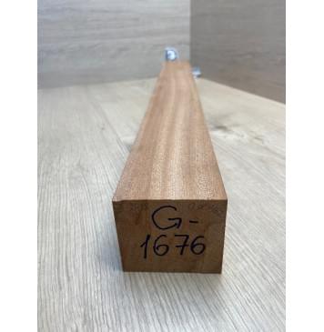 Сапели заготовка грифа электрогитары Радиал ААА 67х75х728 мм, 635 кг/м3-3