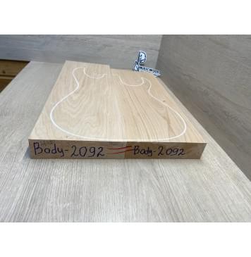 Ольха заготовка корпуса Смешанный А 44х170х475-525 мм, 2шт, 499 кг/м3-1