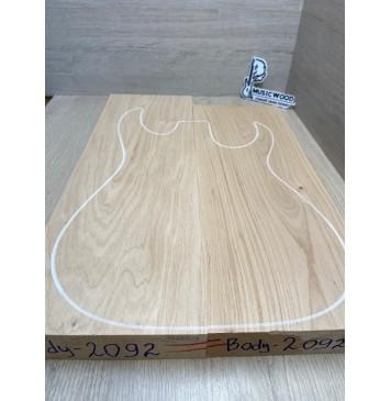 Ольха заготовка корпуса Смешанный А 44х170х475-525 мм, 2шт, 499 кг/м3-2