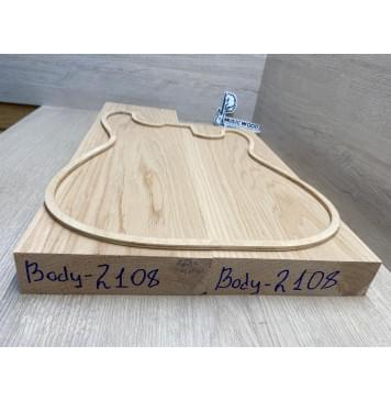 Ольха заготовка корпуса Тангент АА 44х164х572-457 мм, 2шт, 525 кг/м3-2