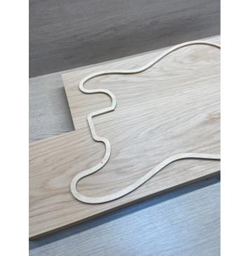 Ольха заготовка корпуса Тангент АА 44х164х572-457 мм, 2шт, 525 кг/м3-3