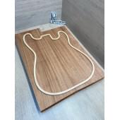 Махагон Африканский Кая заготовка корпуса Радиал АА 46х186х523-477 мм, 2 шт., 529 кг/м3