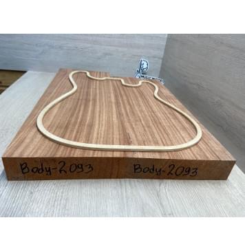 Махагон Африканский Кая заготовка корпуса Радиал АА 46х186х523-477 мм, 2 шт., 529 кг/м3-1