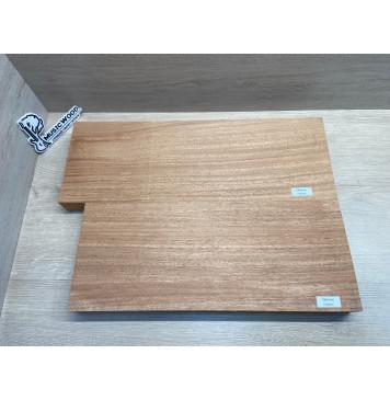 Махагон Африканский Кая заготовка корпуса Радиал АА 46х186х523-477 мм, 2 шт., 529 кг/м3-4