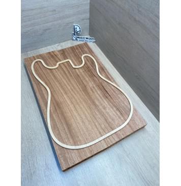 Махагон Африканский Кая заготовка корпуса Радиал АА 40х171х536-529 мм, 2 шт., 463 кг/м3-0