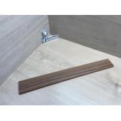 Палисандр Бразильский Сантос заготовка накладки для электрогитары Радиал АА 8,5х68-58х549 мм